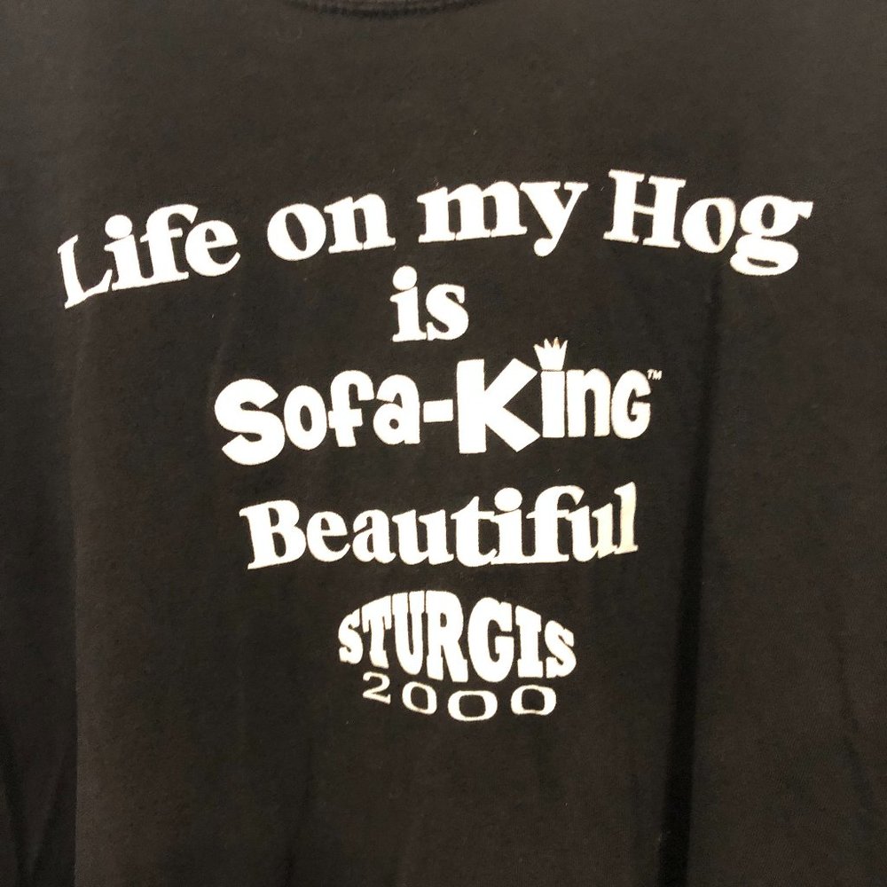 60th STURGIS RALLY 2000 SOFA-KING BEAUTIFUL 2XL